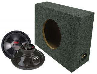 Boss Car Stereo Loaded Single 10 Chaos 600W Subwoofer Truck Sub Box 