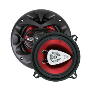 BOSS AUDIO CH5530 NEW 5 25 3 WAY SPEAKER RED POLY INJECTION CONE 5 1 4 