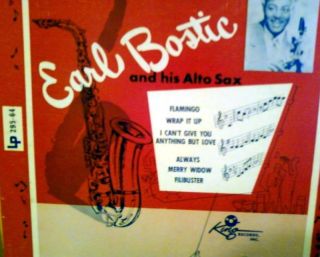 Earl Bostic His Alto Sax selftitled 1951 10 King LP