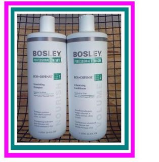 BOSLEY Professional Strength Nourishing Shampoo & Volumizing 