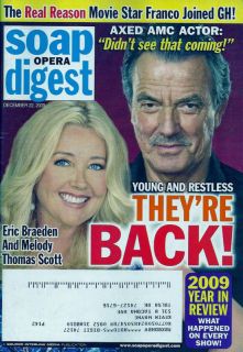 Melody Thomas Scott Eric Braeden Year in Review Dec 22 2009 Soap Opera 