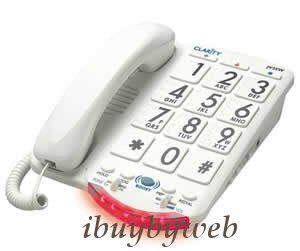 Ameriphone JV35W Amplified Big Button Braille Phone New