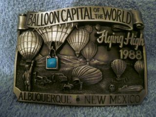 Bostock Buckle   Flying High 88   Albuquerque NM   Balloon Capital of 