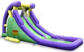 Bounceland Inflatable Bounce House Double Water Slide
