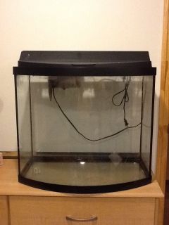 26 Gallon Bow Front Fish Tank Complete Set Up