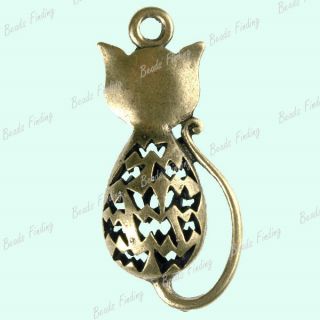   Animal Pendant Vintage Style Antique Brass F Necklace BFTS7350