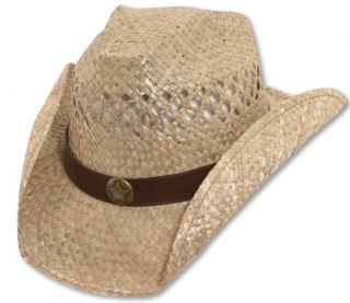 Bret Michaels Western Style Straw Hat New