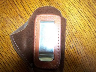 Brauer Bros Waistband Holster Natural Suede, Right Hand ES32