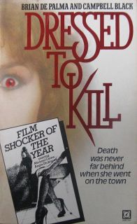 Brian de Palma Dressed to Kill Drama Crime Suspense Thriller SC 1980 