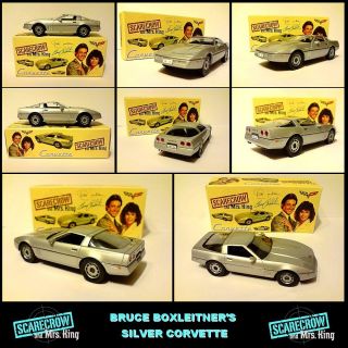 THE SCARECROW AND MRS KING BRUCE BOXLEITNER SILVER CORVETTE WITH 
