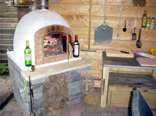 Brick Wood Fired Pizza Oven Bread Indoor Outdoor