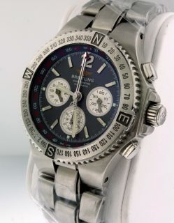 breitling hercules chronograph 45mm stainless watch