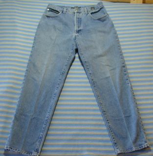 Mens 34 x 33 VERSACE COUTURE Jeans Versace LOGO Stunning Washed 