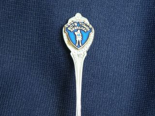 Boys Town Nebraska Collector Souvenir Spoon Blue Emblem