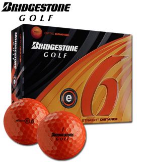 Bridgestone Precept 2011 E6 Optic Orange 1 Dozen Balls New Free Ground 