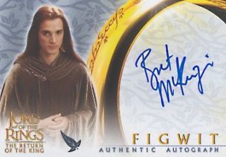 lord of the rings rotk bret mckenzie autograph this is a mint lord of 