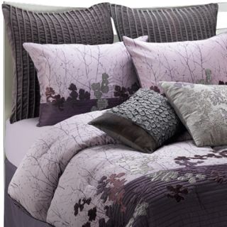 Twilight Purple Floral Queen Comforter Set