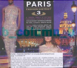 VA Paris Fashion District 3 2 CD Sticker RARE Kid Loco