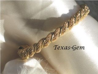 Premier Designs Newport Bracelet Gold Braided Cuff Text