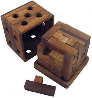 Great Y Cube Mind 3D Wooden Puzzle Brain Teaser