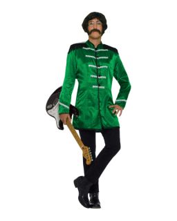 Green Beatles British Invasion Costume Jacket 60s 70s Men Rock Star 