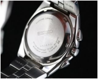 Seiko Arctura Kinetic Chronograph 7L22 0AA0 Stainless Steel Wrist 