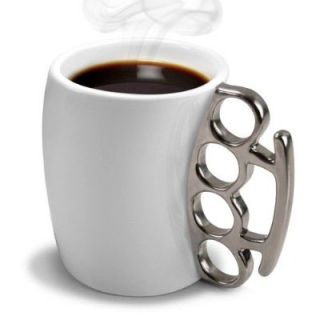 click an image to enlarge fisticup brass knuckle coffee mug by fred 