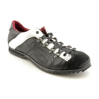 Bronx Mumbo Mens Size 12.5 Black Leather Sneakers Shoes EU 46