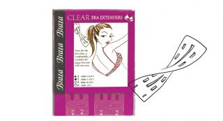 Braza Clear Soft Hypo Allergenic Bra Band Extenders