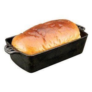 New Home Seasoned Cast Iron Bread Pan Free SHIP