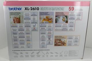 Brother XL2610 Free Arm Sewing Machine   $150 retaill value