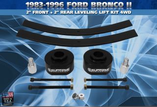 1983 1996 Ford Bronco II 2 Front + 2 Rear Lift Kit 4WD PRO
