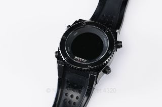 Brera Orologi Black BRSMD2BK01 Digital Moda Rubber 45mm Sport Watch 