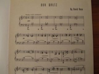   Waltz Sheet Music David Rose Bregman Vocco and Conn Series O