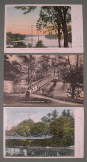  Skowhegan Maine Lot of 5 Old Postcards