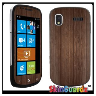 Brown Wood Vinyl Case Decal Skin to Cover Your Samsung Focus I917 