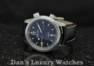 Bremont U2 Automatic Chronometer Stainless Steel Leather Watch B P U 2 