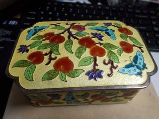 newly listed vintage silver enamel jewelry box time left $