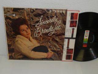Brenda Lee Sincerely LP Decca DL 74216 Stereo Original Vinyl Record 