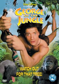 George of The Jungle Brendan Fraser Disney New DVD R4