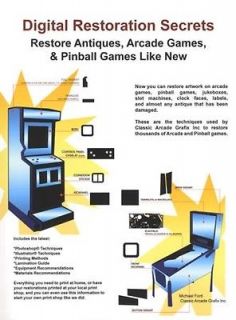   Arts Restoration: Vintage Pinball Arcade Games Jukebox Slot Machines