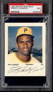 1967 Pirates Team Issue Roberto Clemente PSA 9 Mint PWCC