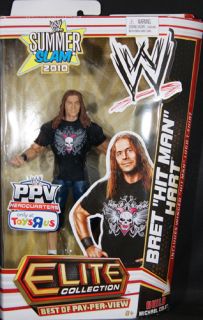 BRET HART   WWE BEST OF PAY PER VIEW ELITE EXCLUSIVE TOY WRESTLING 