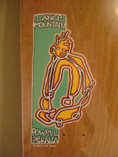 NOS Powell Peralta Mountain JUNIOR Skateboard Deck BROWN STAIN