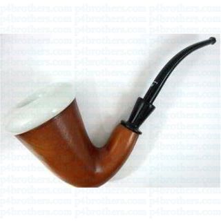 Rohan Pipes Sherlock Holmes Style Briar Porcelain Smoking Pipe LZ293 
