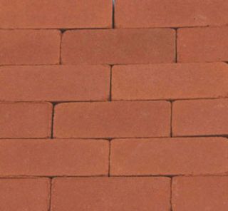   miniature rusty red rectangular common bricks each brick measures 11