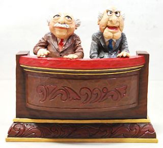 The Muppets Waldorf and Statler Jim Shore Disney in Stock Free 