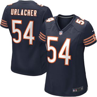 Womens Nike Chicago Bears Brian Urlacher Game Team Color Jersey 