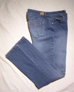 BANDOLINOBLU ♥ Womens Stretch LAUREN Blue Jeans ♥ Size 12 ♥