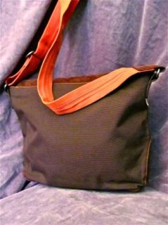 Brio Leather Bag Perforated Handbag Tote Purse Hobo Red